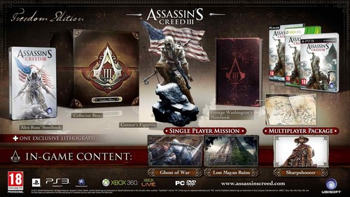 Assassin creed iii freedom - assassin's, 3