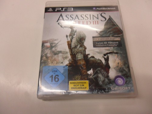 Playstation assassin creed - 3, assassin's